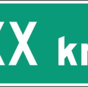 Panonceau XX km