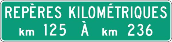 Repère kilométrique