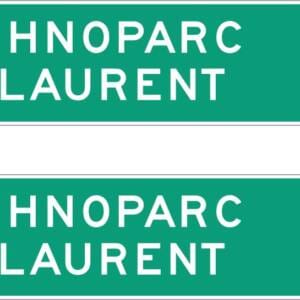 Présignalisation - direction d'un parc technologique