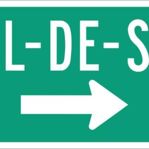 Route sans issue avec flèche à droite