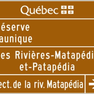 Acheminement sectoriel de réserve
faunique exploitée par le MRNF - 1 secteur