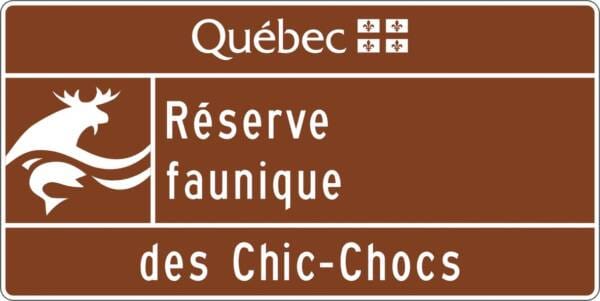 Identification de réserve faunique