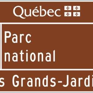 Parc fédéral, C.C.N. ou provincial, entrée du site