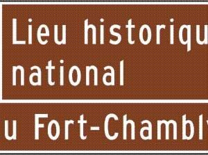 Lieu historique national du Canada - entrée du site