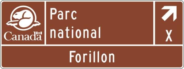 Parc national du Canada – direction, distance et identification