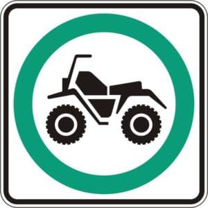 Trajet obligatoire pour véhicules tout terrain