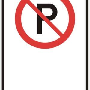 Interdiction de stationner avec les heures