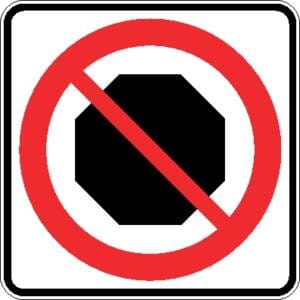 Interdiction d'arrêter