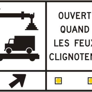 Postes et aires de contrôle routier avec feux clignotants (Tôle)
