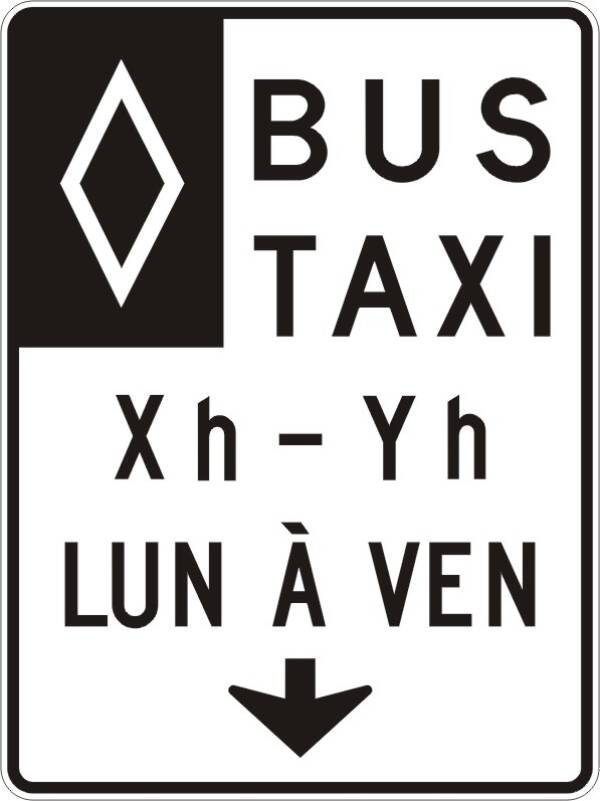 <a href="https://www.signel.ca/en/produit/voies-reservee-aux-bus-et-taxi-avec-fleche-au-centre-heures-et-jours/">Voies réservée aux bus et taxi avec flèche au centre, heures et jours</a>