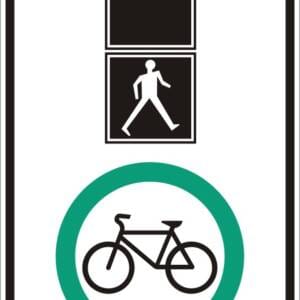 Prescription pour cyclistes à un feu pour piétons