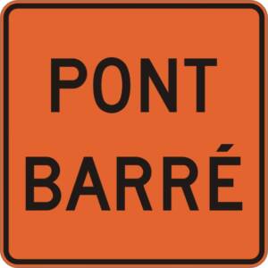 Pont barré T-080-5