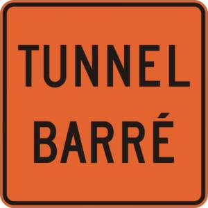 Tunnel barré T-080-6