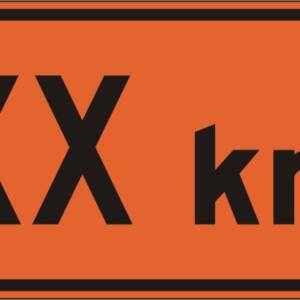 Panonceau X et XX km T-245-P-4