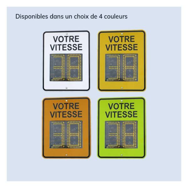 Afficheur de vitesse radar RAD52 - ambre – Image 4