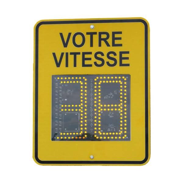 Afficheur de vitesse radar RAD52 - ambre – Image 2