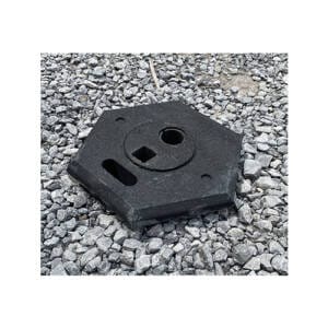 Pesée hexagonale pour bollard TRV10