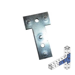Raccord en T pour poteaux carrés