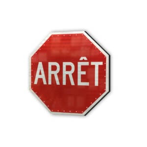 Arrêt lumineux mini DEL