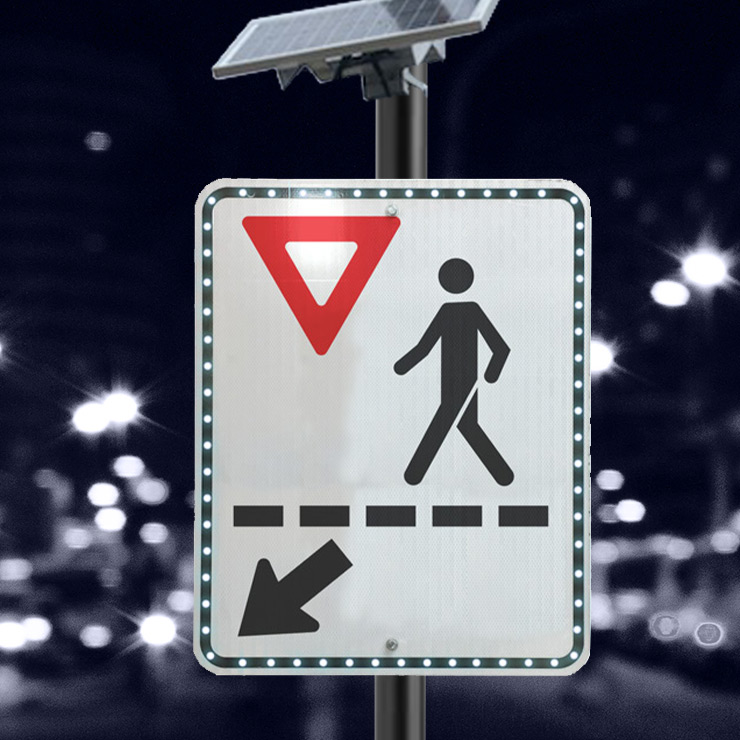 Panneau de signalisation lumineux