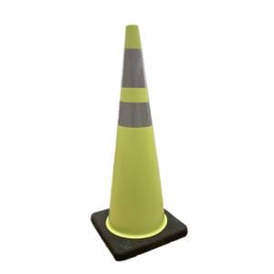 Cône 36’’, jaune-vert fluo