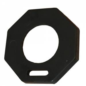 Pesée octogonale pour bollard conique à poignée