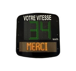 Afficheur de vitesse radar RAD60 – RAD60L